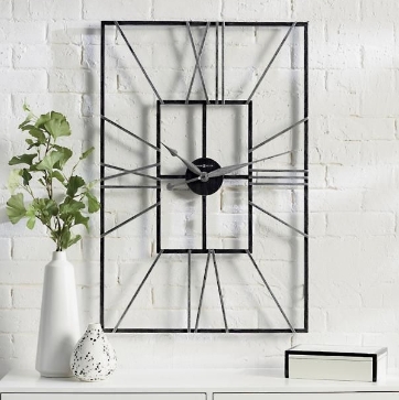 Wrought Iron Wall Clock