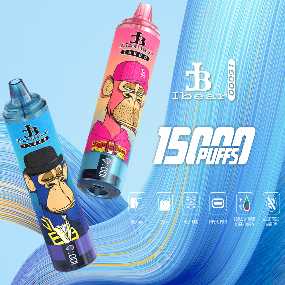 Ibear Tornado 15K Puffs Disposable Vape (Nic 2%)