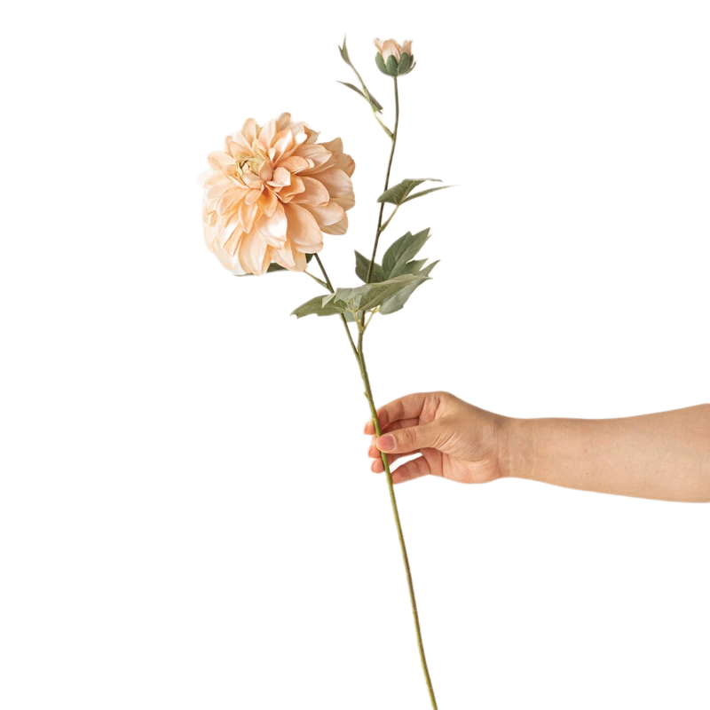 Realistic Artificial Dahlia Bouquet for Indoor Tabletop Decor