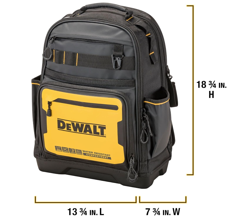 DW Pro Backpack Black Yellow