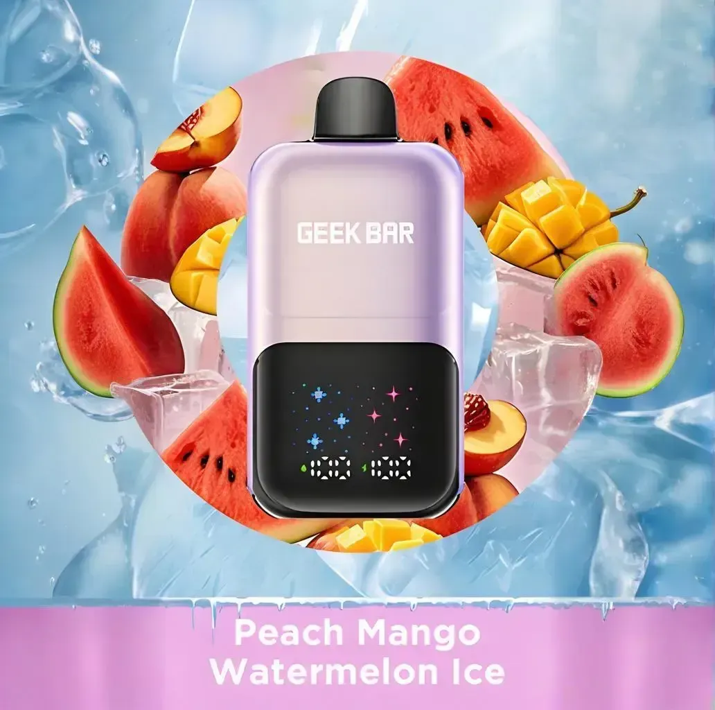 🔥Geek Bar 2GO 50K – 50,000 Puffs Disposable Vape-Peach Mango Watermelon lce