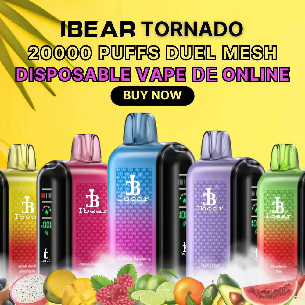 Ibear Tomado 20K Puffs Disposable Vape (Nic 2%)