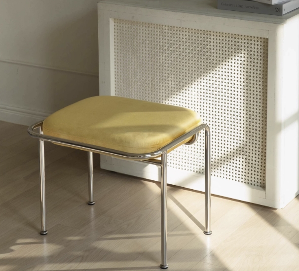 Minimalist Creative Vanity Stool for Bedroom - Stylish and Functional Home Seating