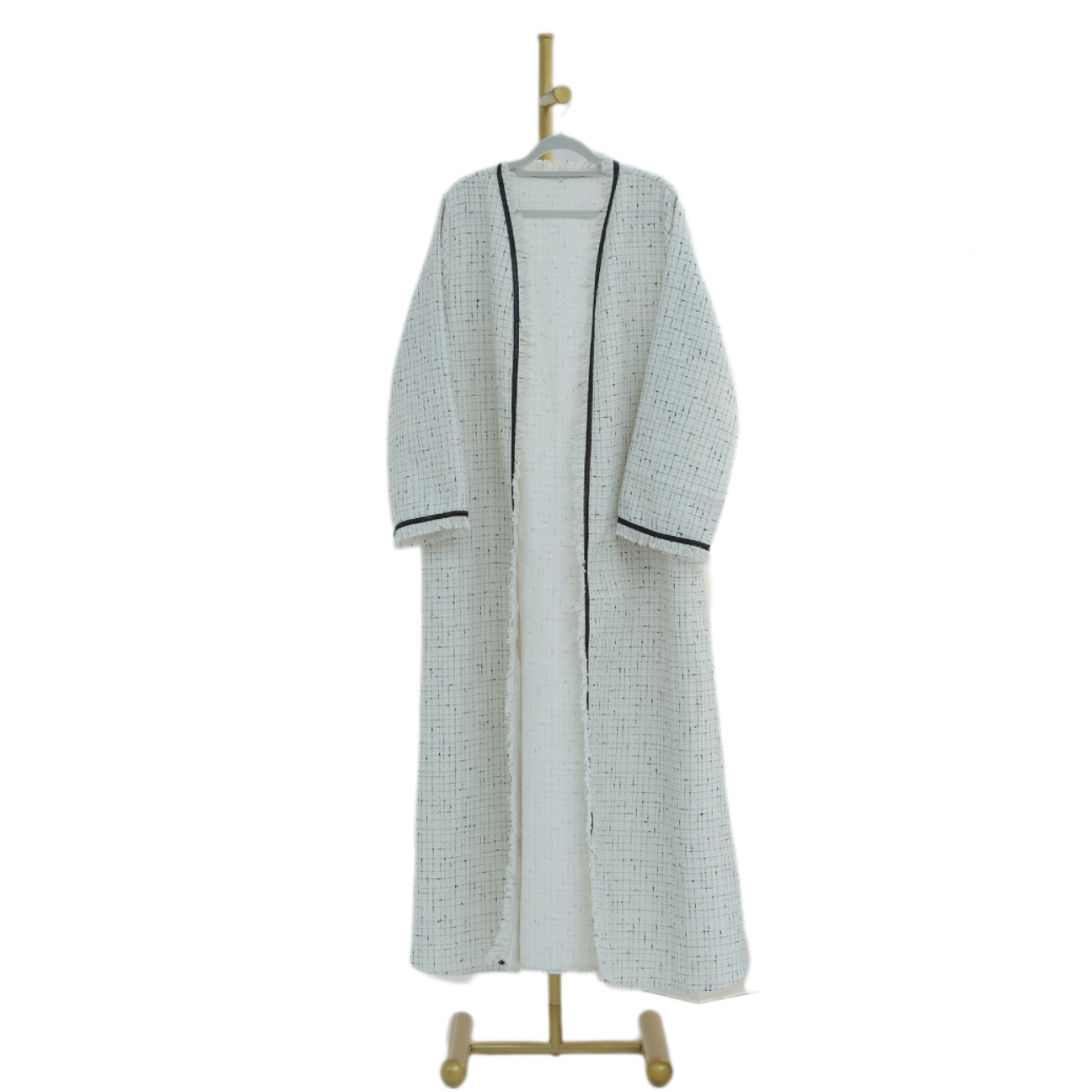 Turkish-Dubai Thickened Cardigan Dress – Autumn/Winter Open Front Dress