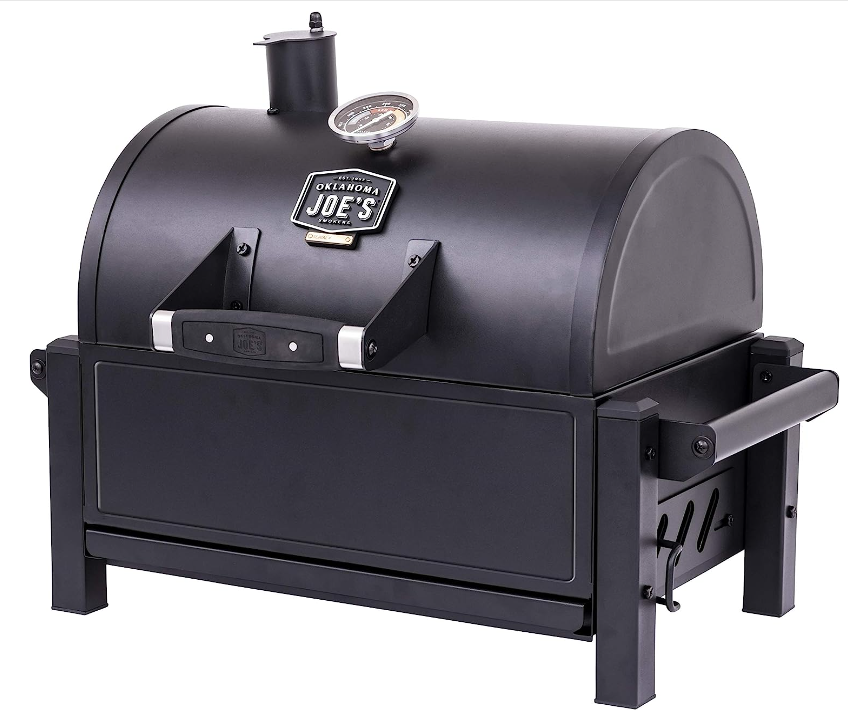 Oklahoma Joeand#039s Rambler Charcoal Portable Grill Black