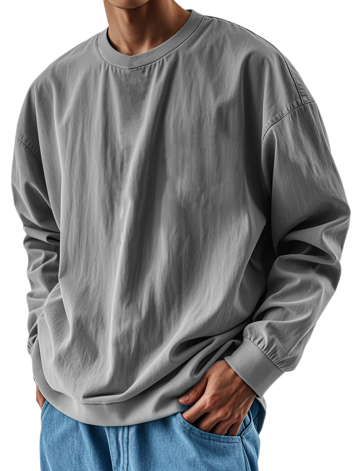 Men's Sweatshirt Long Sleeve Casual Comfortable Pullover