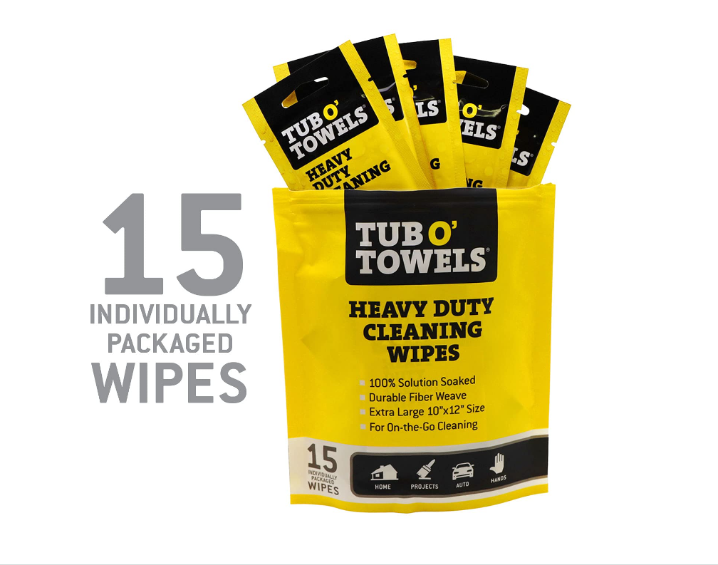 Tub O Towels Heavy Duty Cleaning Wipes 90qty