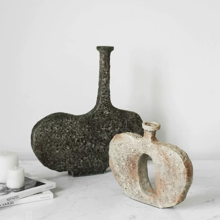 Modern Minimalist Antique Stone Teapot Ornament