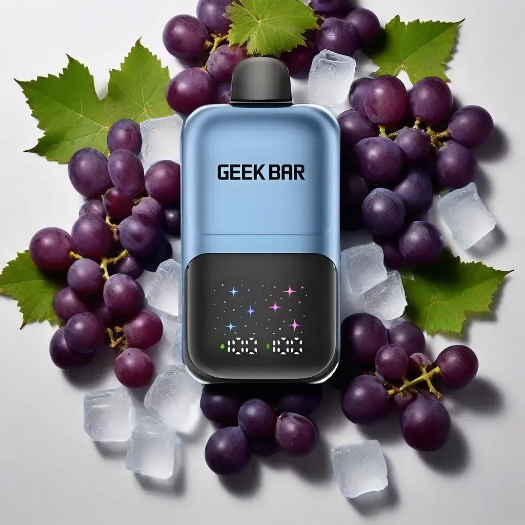 🔥Geek Bar 2GO 50K – 50,000 Puffs Disposable Vape- Grape Ice