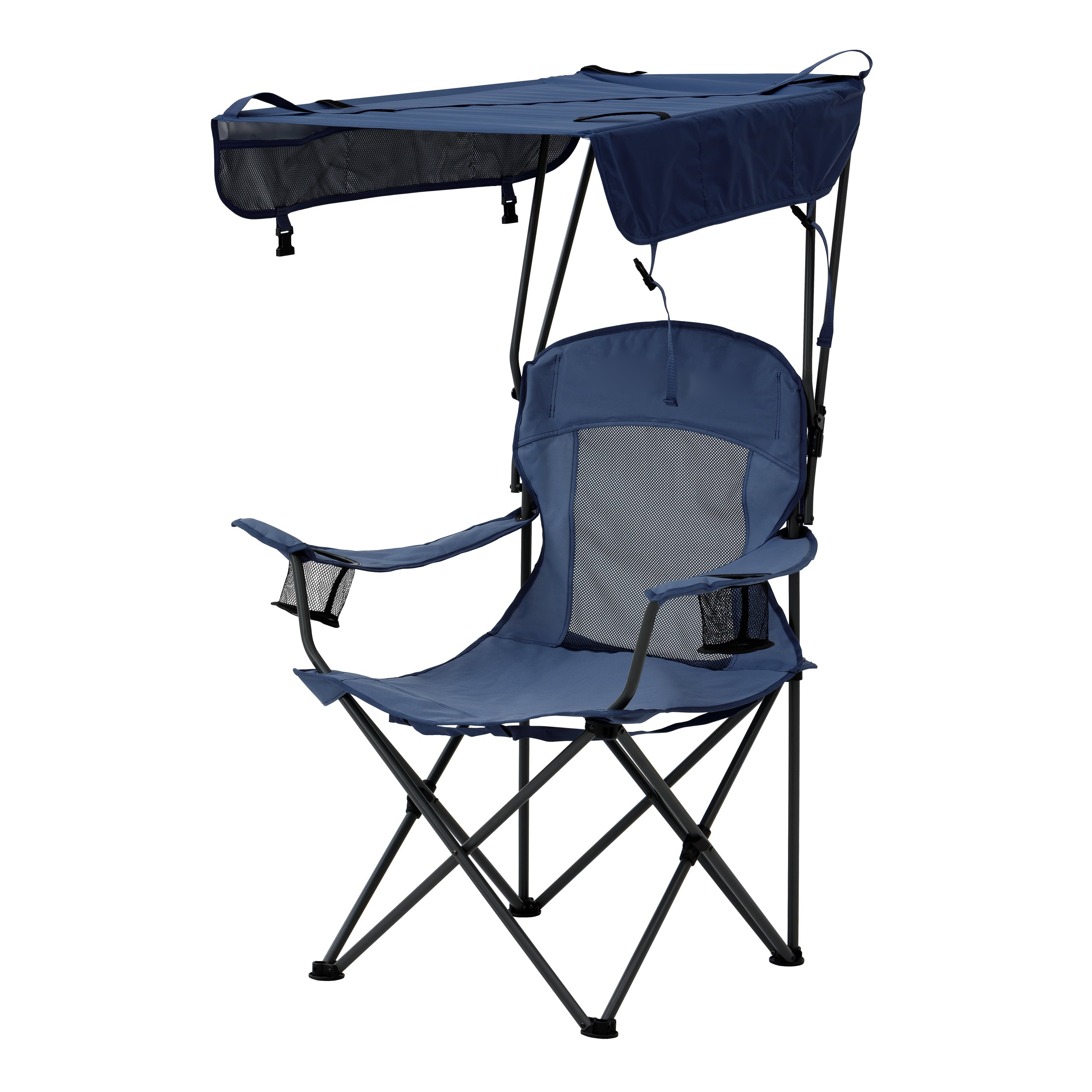 Ozark Trail Sand Island Shaded Canopy Camping Chair with Cup Holders