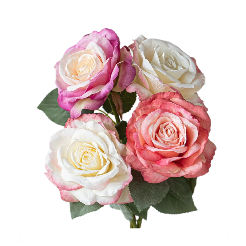 Realistic Artificial King Rose Bouquet for Living Room & Entryway Decor  Description: