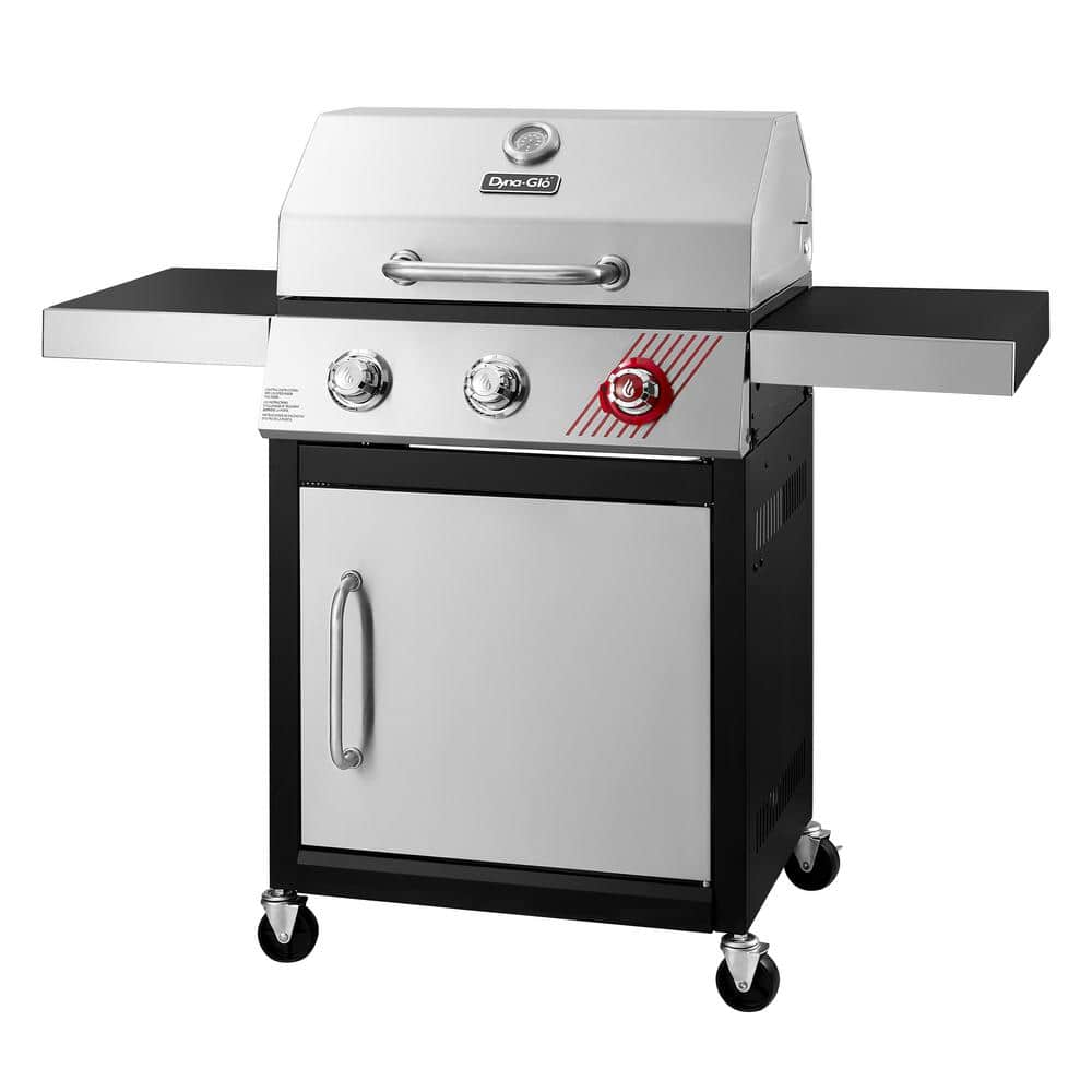 Dyna-Glo 3-Burner Propane Gas Grill in Stainless Steel with TriVantage Multifunctional Cooking System DGF371CRP-D