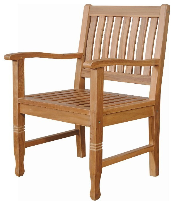 Anderson Teak CHD 2029 Rockford Dining Armchair   Transitional   Outdoor Dining Chairs   by Uber Bazaar  Houzz