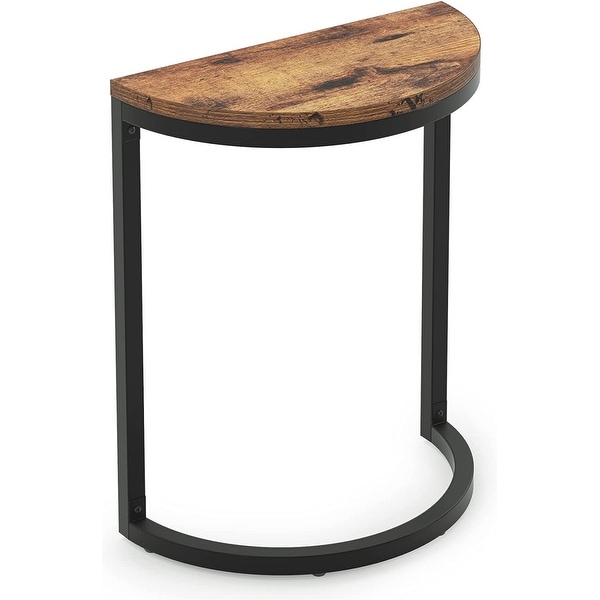 Semi Circle End Table Small Half Round Side Tables