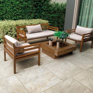 Corso Italia Alpe Magnesium 24 in. x 24 in. x 0.75 Porcelain Paver (Case of 2) 610010004771