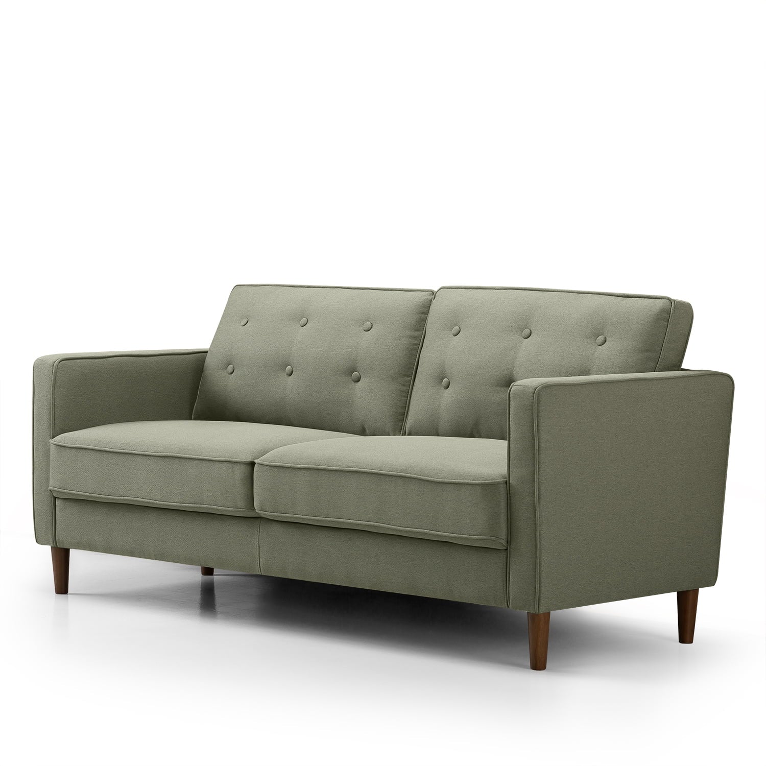 Zinus Lauren Sofa, Green Polyester