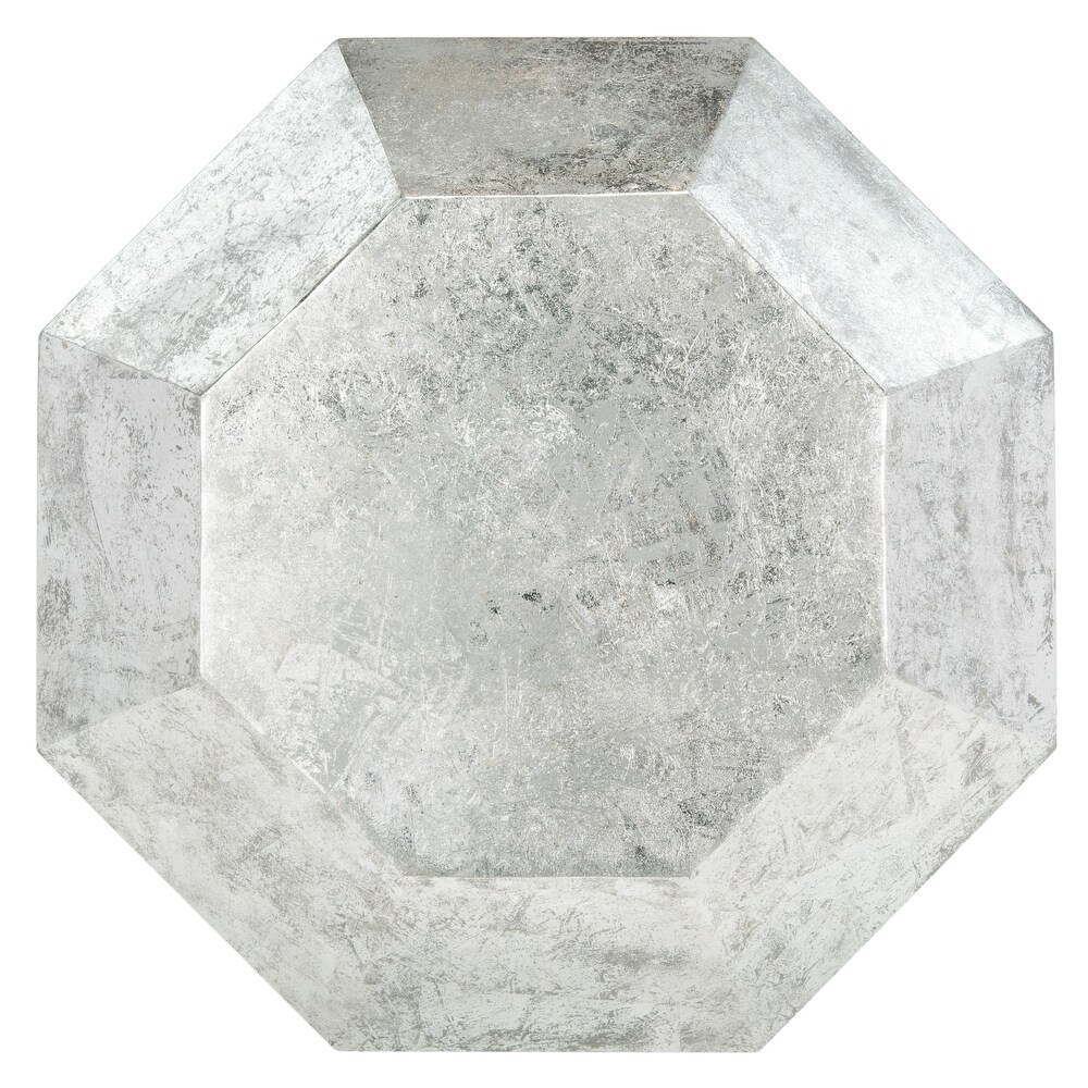 SAFAVIEH Grace Diamond Antique Silver Accent Table   25\