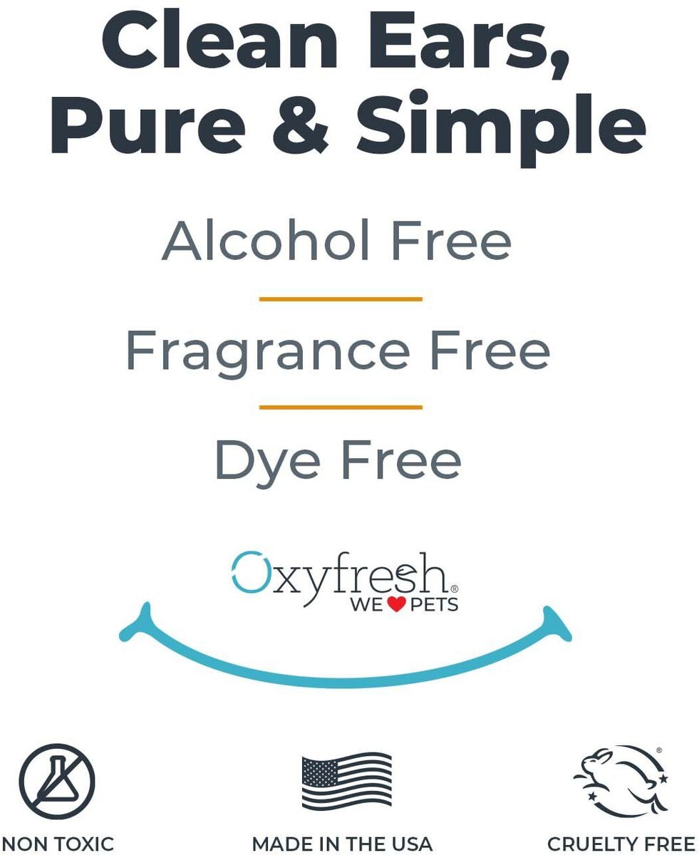 Oxyfresh Advanced Sensitive and Sting Free Cat and Dog Ear Cleaning Solution