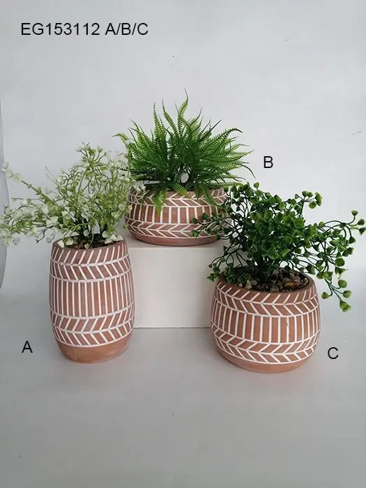 Wholesale garden supply round terracotta pot