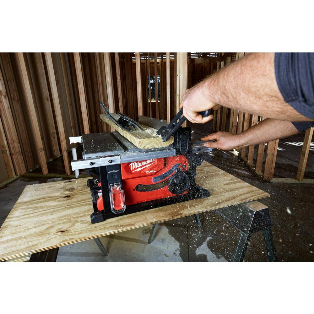 MW M18 FUEL ONE-KEY 18-Volt Lithium-Ion Brushless Cordless 8-14 in. Table Saw W Table Saw Stand (Tool Only) 2736-20-48-08-0561