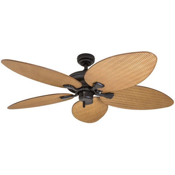 Honeywell Palm Valley Bronze Tropical Ceiling Fan with Palm Leaf Blades - 52-inch Shopping - The Best Deals on Ceiling Fans | 27985755