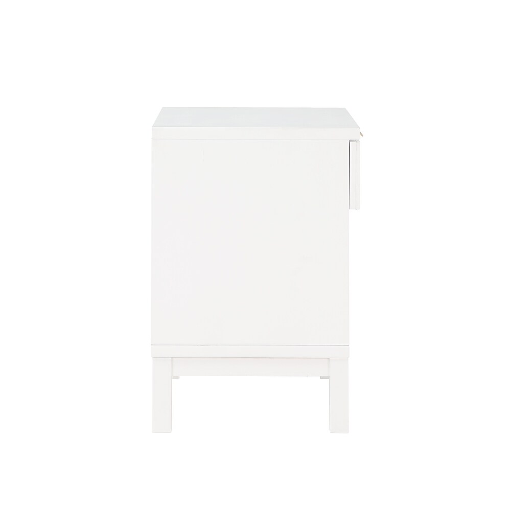 Brighten Cane 1 drawer Nightstand by Greyson Living