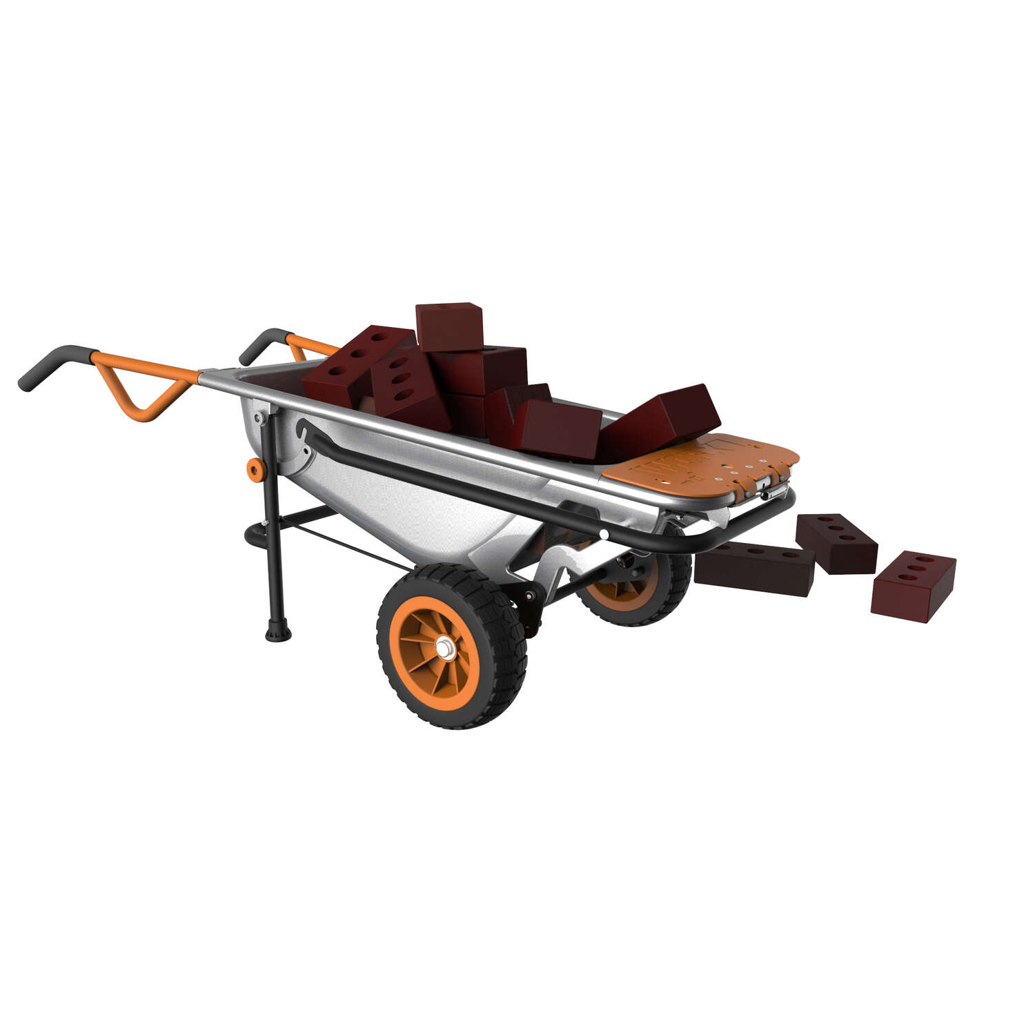 Worx Aerocart Steel Wheelbarrow