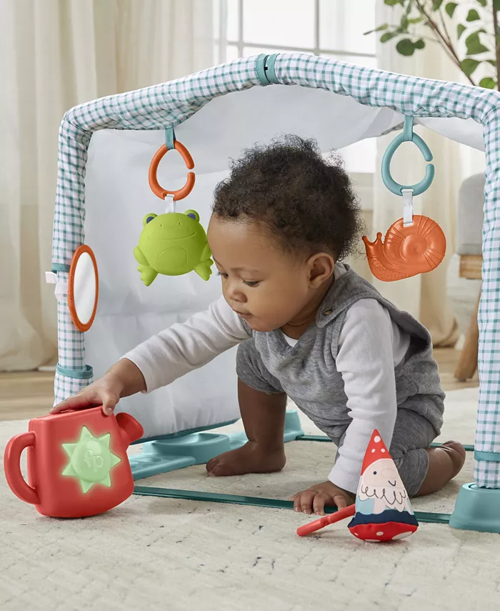 Fisher Price 3-in-1 Baby Gym with Tummy Time Playmat  Tunnel and Toys  Crawl Play Activity Gym