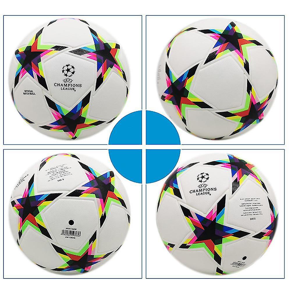 World Cup 2023 Football Ball Champions League Stars Pattern Soccer Training Ball Size 5