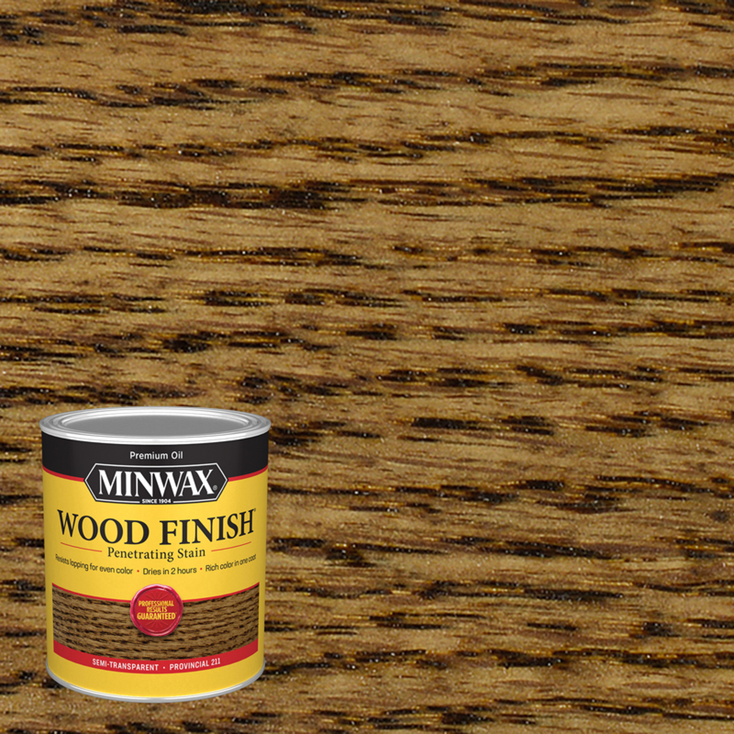 Minwax Wood Finish Semi-Transparent Provincial Oil-Based Penetrating Wood Stain 1 qt