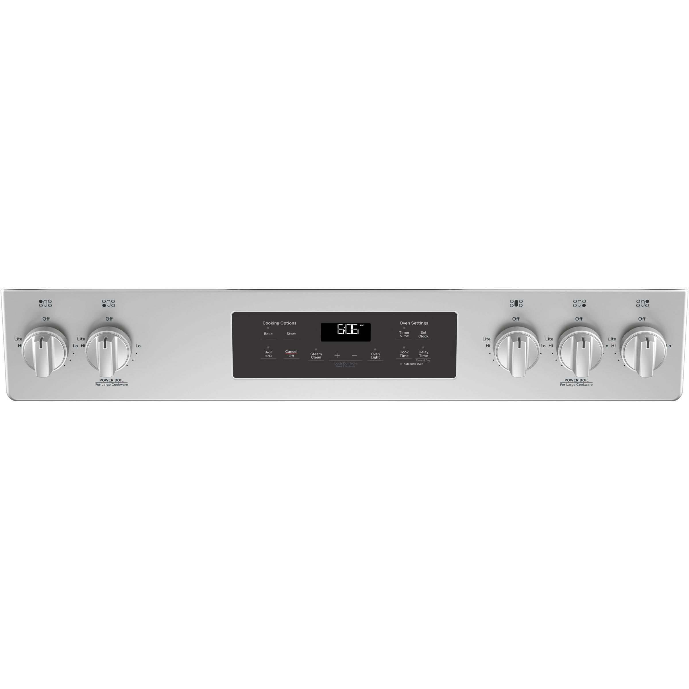 GE 30-inch Slide-in Gas Range with Steam Clean Oven JCGSS66SELSS