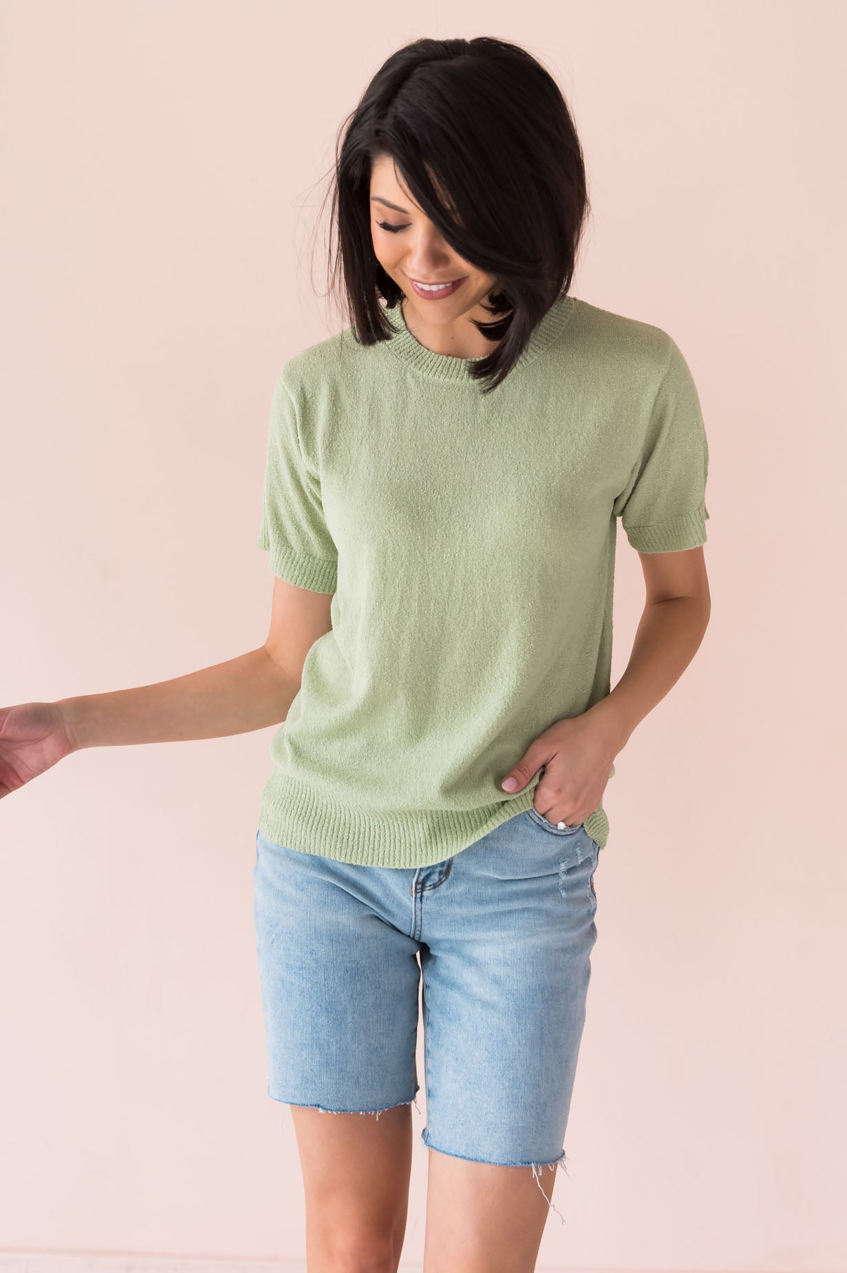 Afternoon Brunching Modest Lightweight Sweater