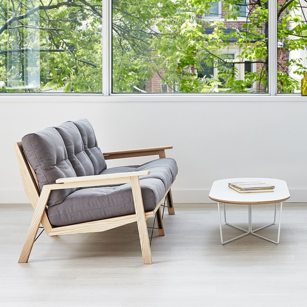 Array Coffee Table   Oval   Industrial   Coffee Tables   by Old Bones Co.  Studios  Houzz