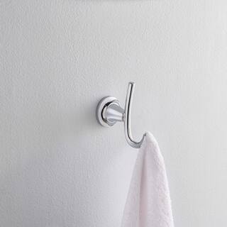 Glacier Bay Constructor Single Robe Hook in Chrome 20118-2201