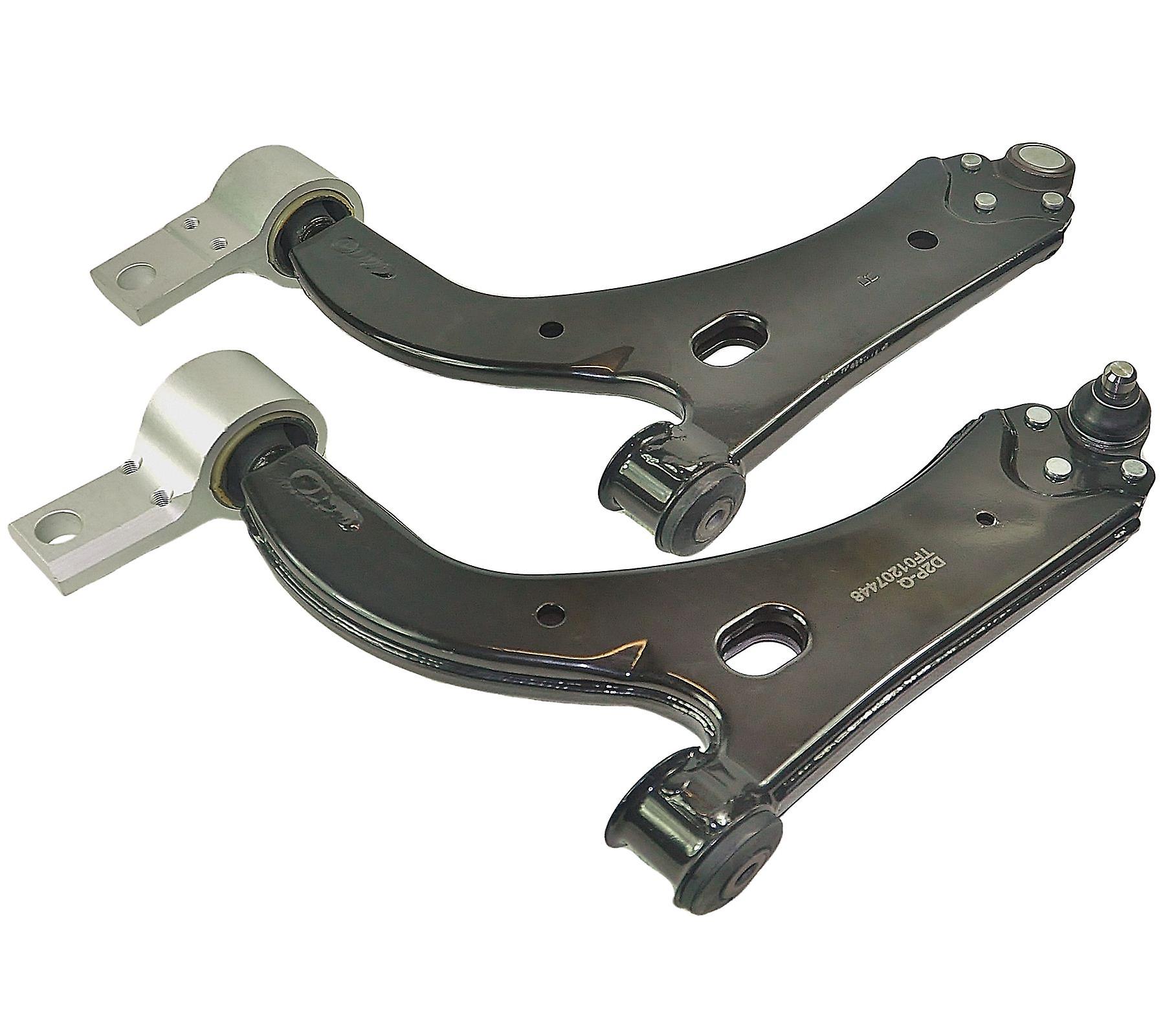 Pair Of Front Lower Suspension Wishbone Track Control Arms For Ford Fiesta Mk5， Fusion， Mazda 2 Dy