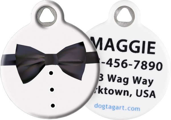 Dog Tag Art Tuxedo Personalized Dog and Cat ID Tag