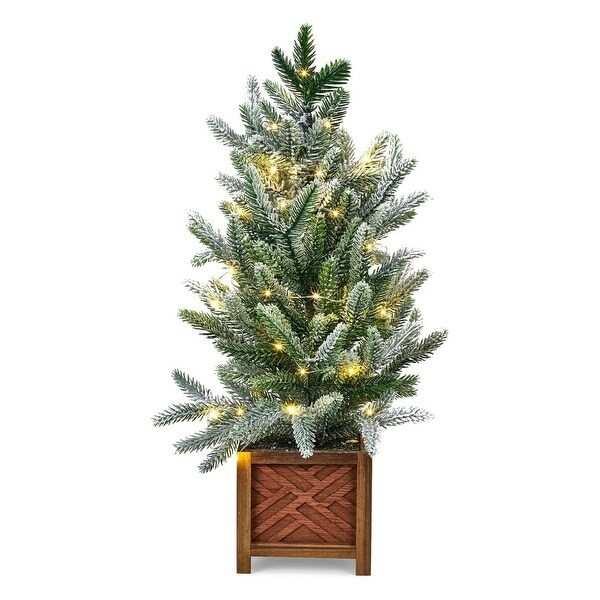 24 Inch Mini Christmas Tree with Lights