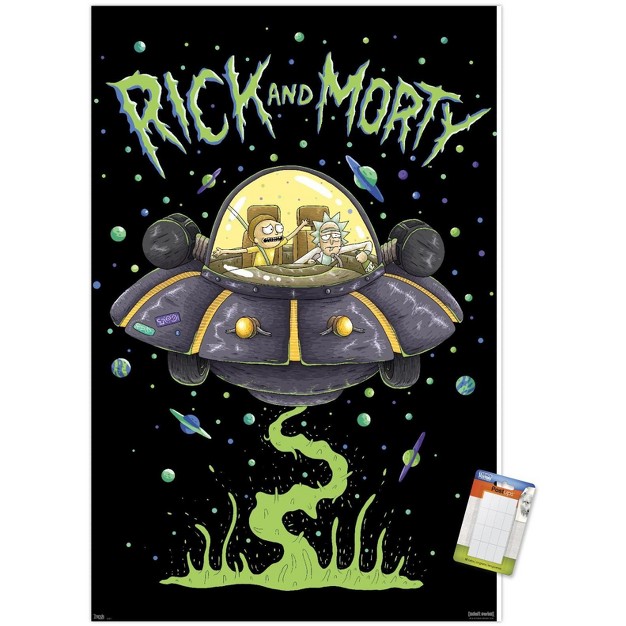 Trends International Rick And Morty Ship Unframed Wall Poster Prints