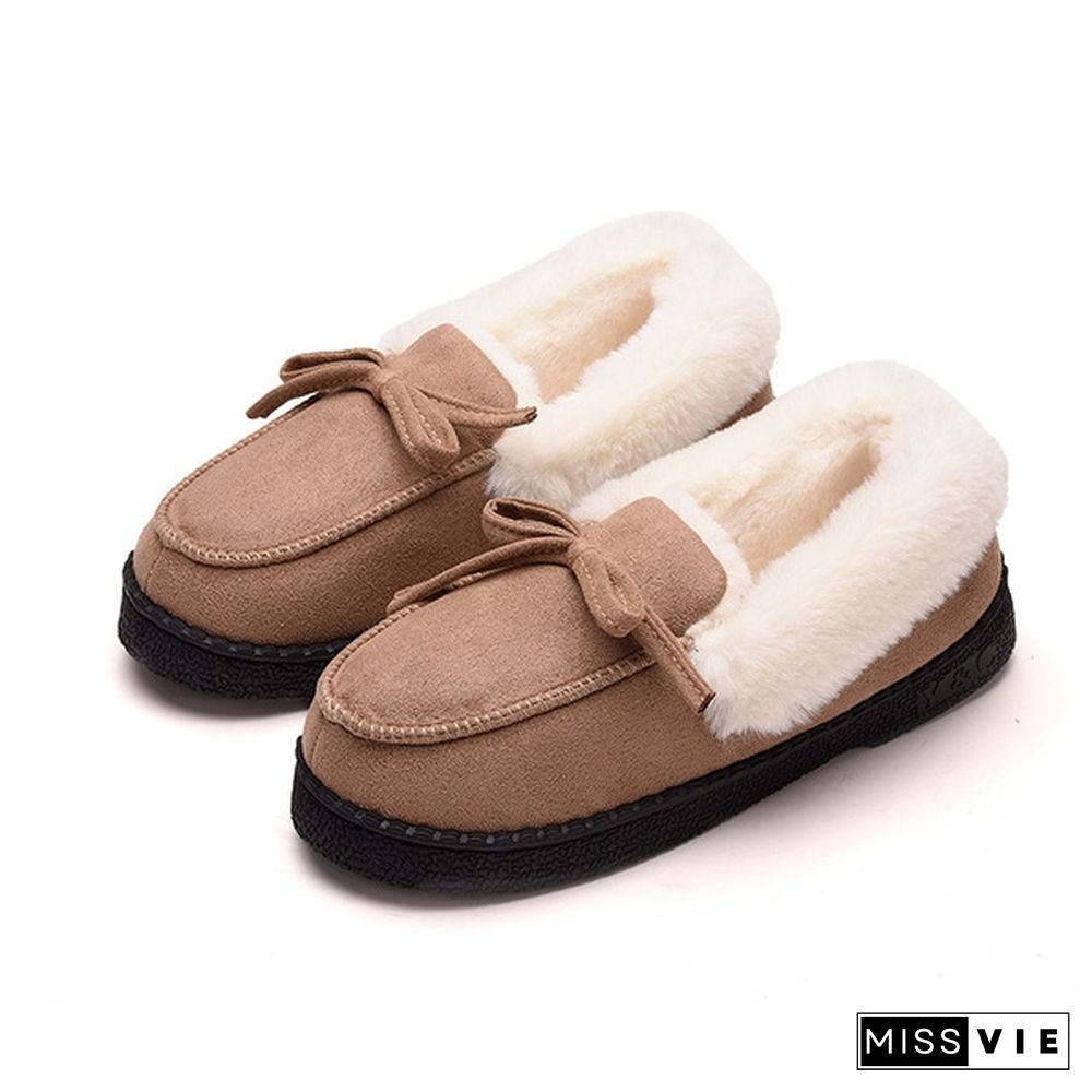 New Winter Warm Women Boots Home Plush Slippers Soft Indoor Shoes Home Slippers