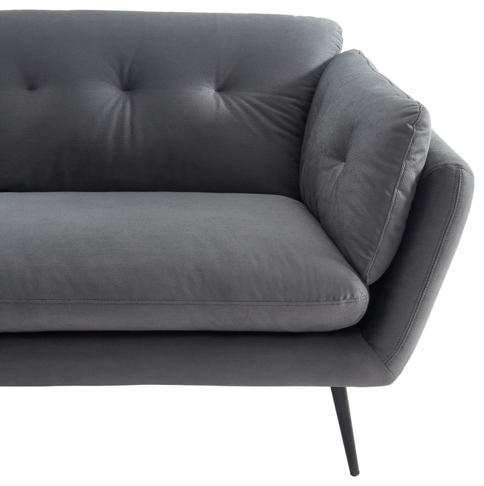 Divani Casa Cody Modern Gray Fabric Sofa   Midcentury   Sofas   by Vig Furniture Inc.  Houzz