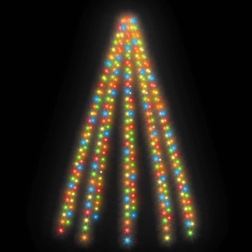 Vidaxl Christmas Tree Net Lights With 300 Leds Colorful 118.1