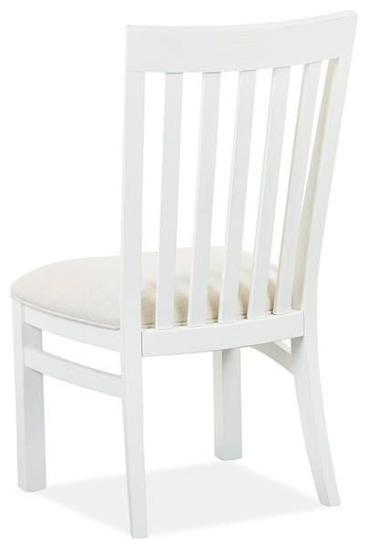 Magnussen Harper Springs Side Chair with Uph. Seat in White   Set of 2   Transitional   Dining Chairs   by Unlimited Furniture Group  Houzz