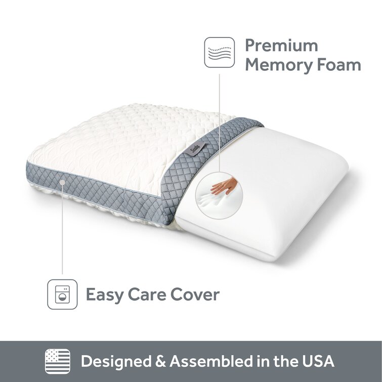 Sealy Memory Foam Medium Support Bed Pillow