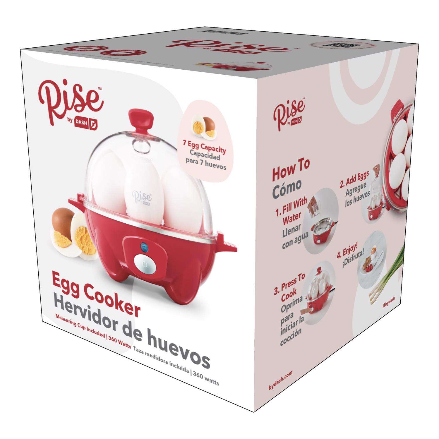 Rise by Dash Red Egg Cooker