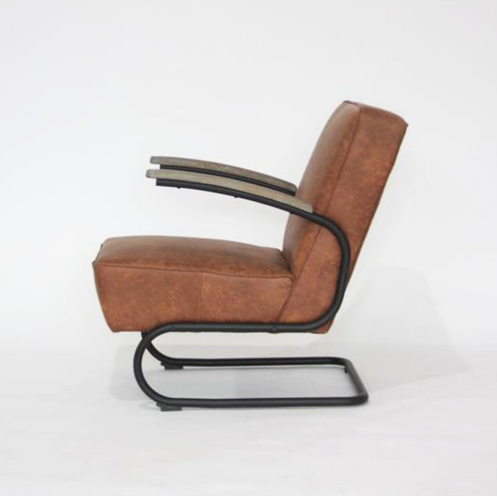 Roco Lounge Chair   Industrial   Armchairs And Accent Chairs   by AFB Decor  Houzz