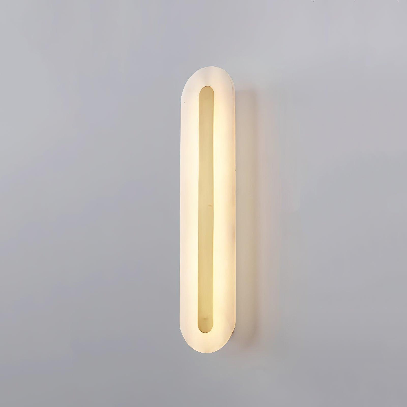 Alabaster Rounded Wall Light