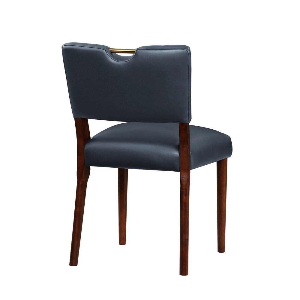 Faux Leather Dining Chair   Set of 2