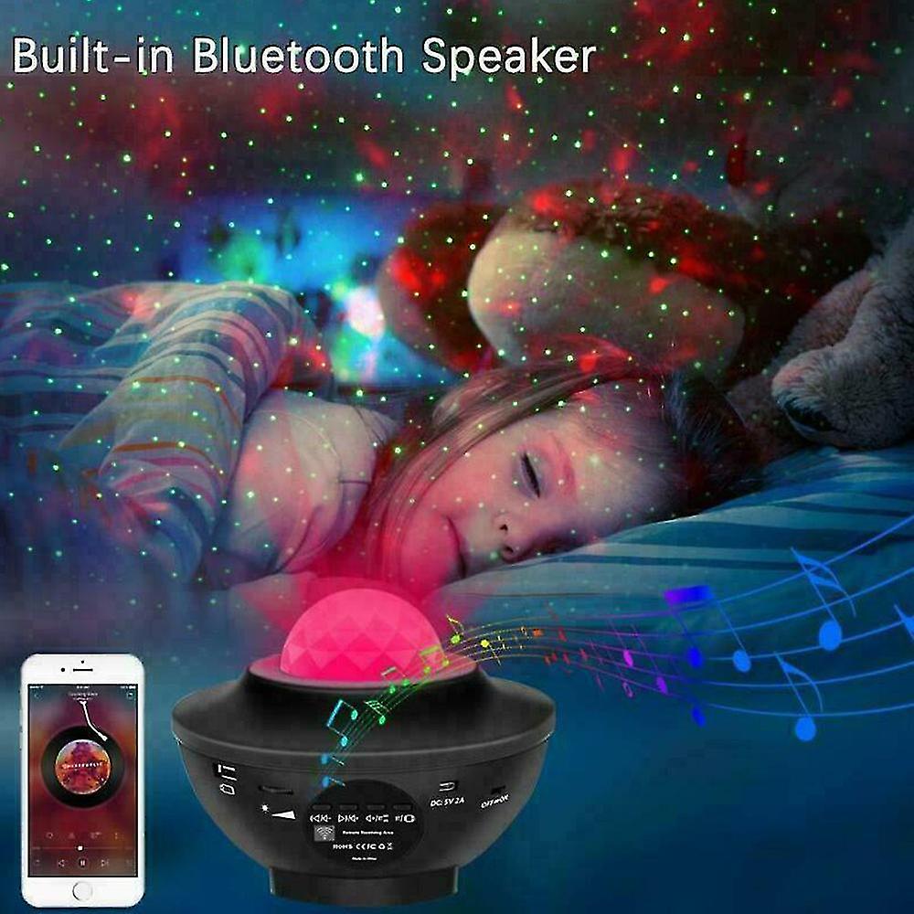 Galaxy Stars Led Night Light Starry Sky Projector Kids Bedroom Lamp Decoration