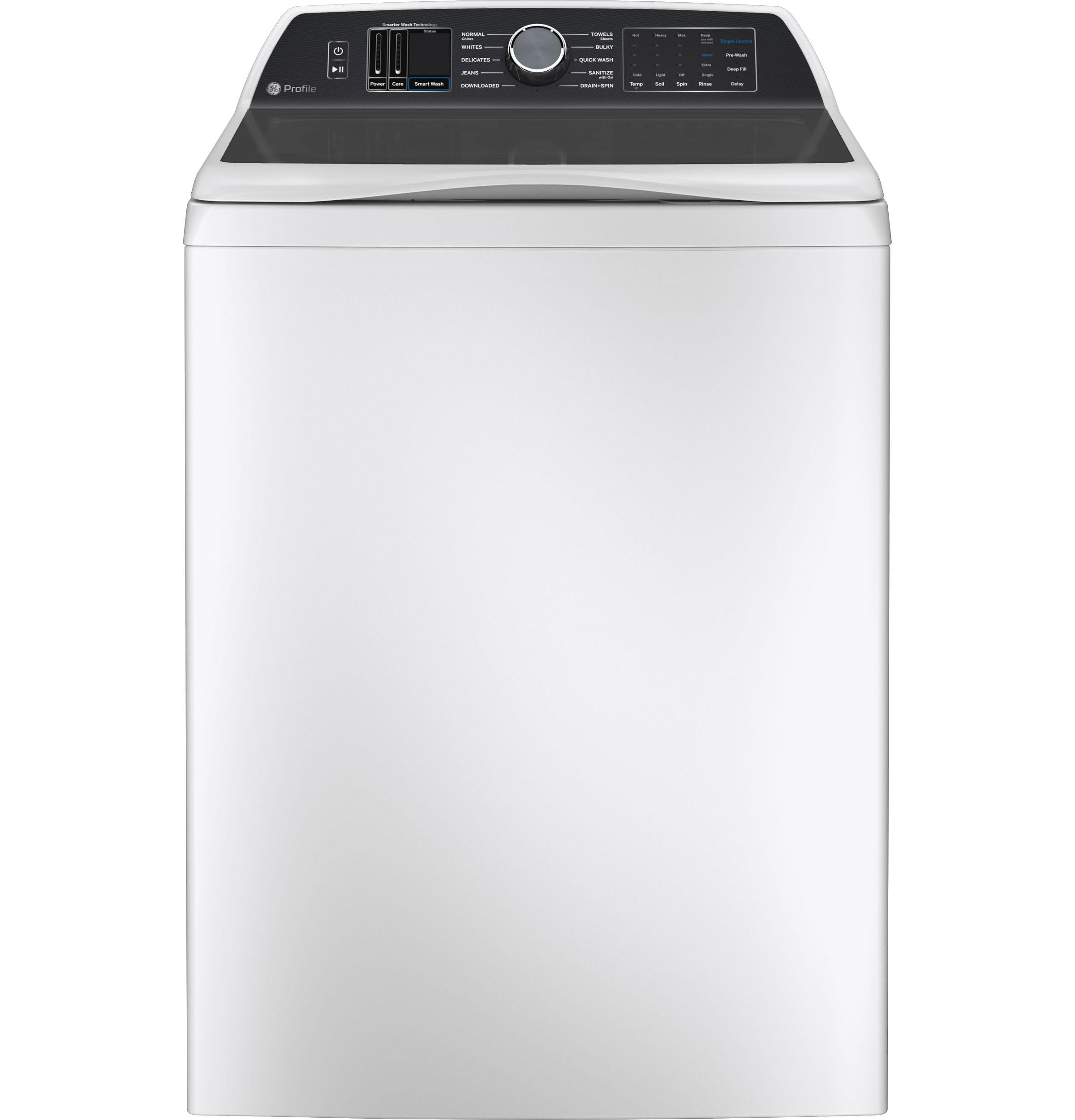 Ge Appliances PTW700BSTWS Ge Profile™ 5.4 Cu. Ft. Capacity Washer With Smarter Wash Technology And Flexdispense™