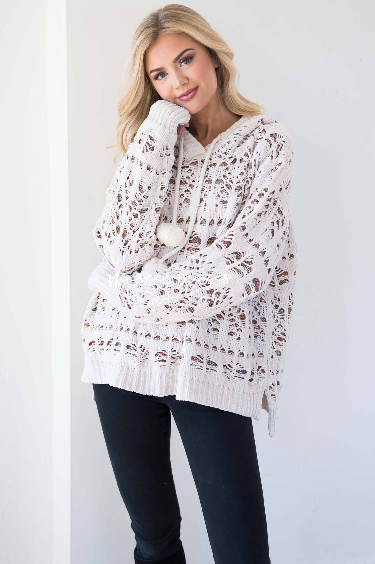 Like A Dream Knit Pull Over Hoodie